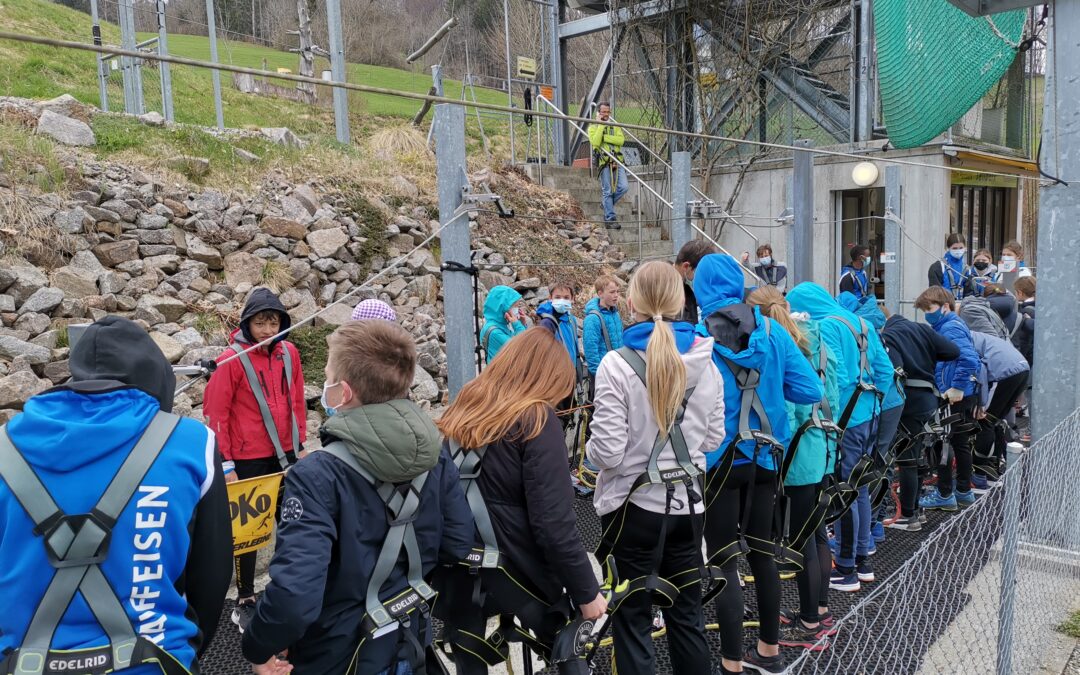 Verdiente Auszeit in Trainingswoche – Kletterpark Langenbruck
