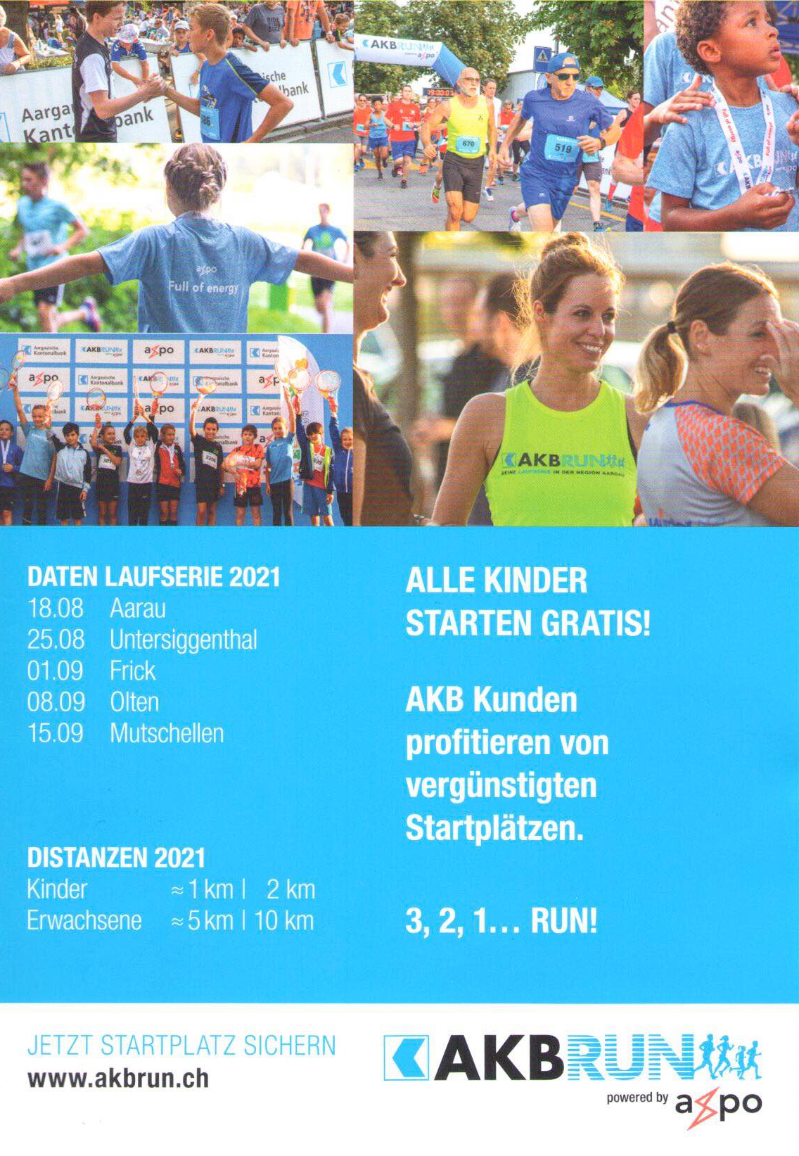 Auch in diesem Jahr findet ein AKB Run in Frick statt.