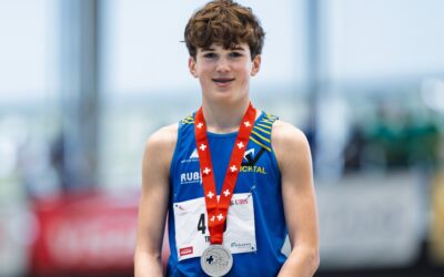 Quirin ist U16 Vizeschweizermeister im Stabhochsprung